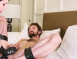 Latex Glove Anal Fingering